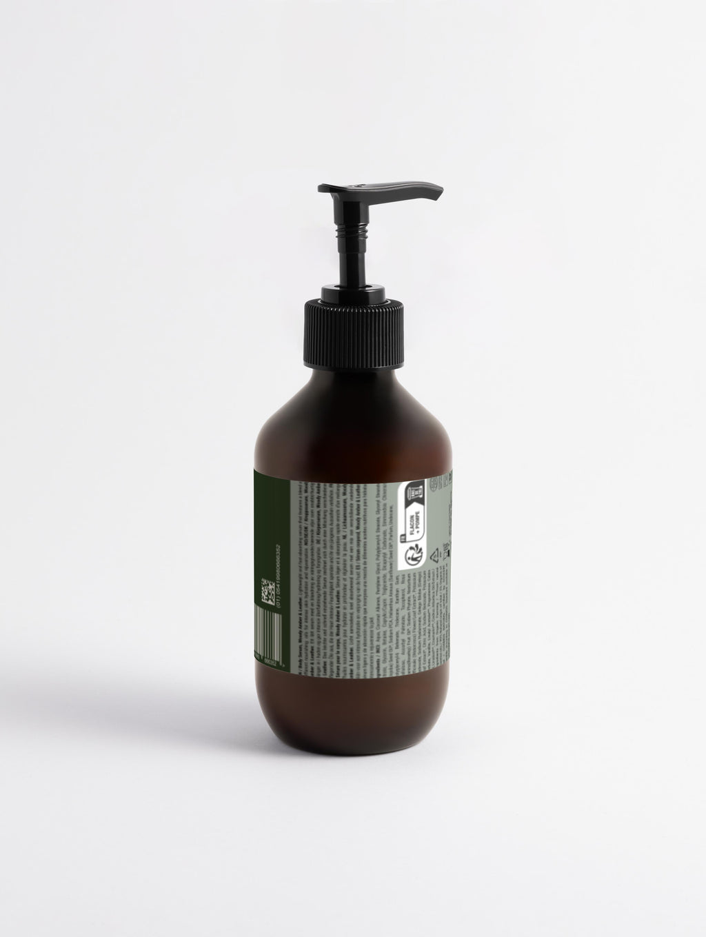 TheNordhavn Silk Finish body serum ingrediënten achterkant fles