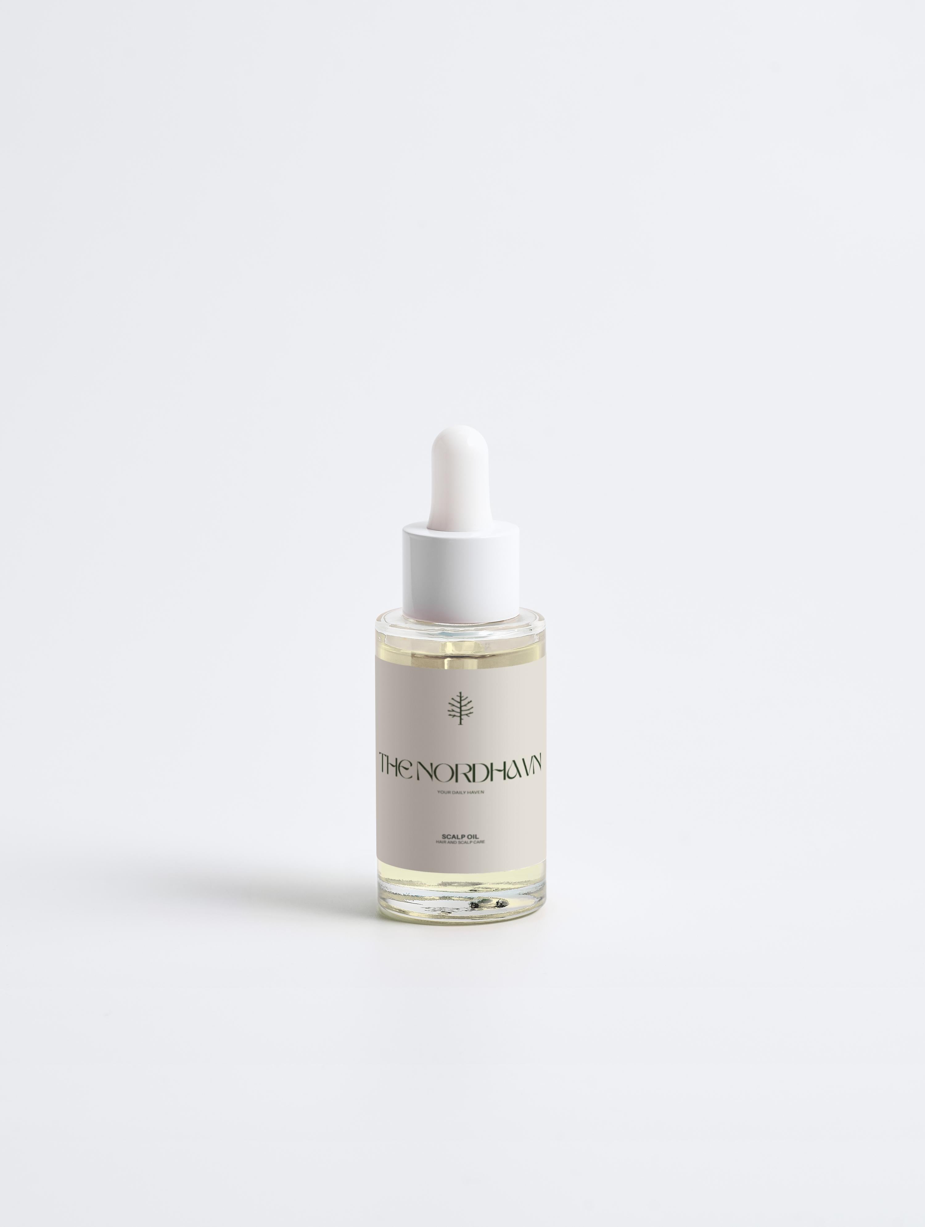 TheNordhavn Scalp Treatment Oil fles zonder verpakking natuurlijke olie